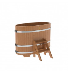 Купель овальная, дуб 0.69x1.31