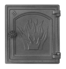 Печная дверца Везувий ДТ-4 (антрацит)