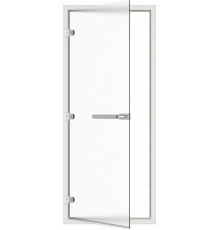 Дверь SAWO ST-746-L 8/19 левая,стекло сатин,коробка алюминий