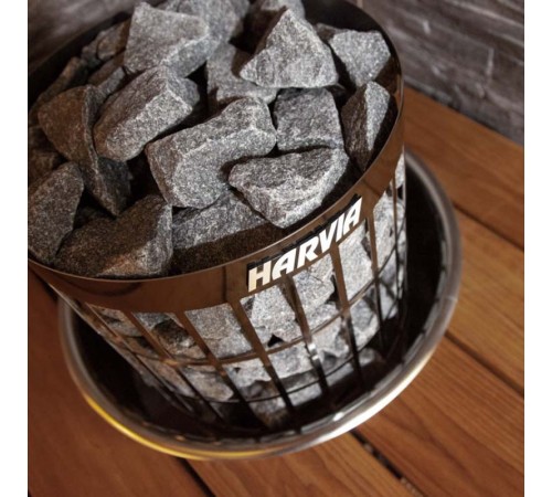 Электрическая печь Harvia Cilindro PC70XE Black Steel, пульт в комплекте