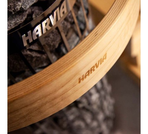 Электрическая печь Harvia Cilindro PC70XE Black Steel, пульт в комплекте