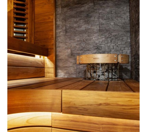 Электрическая печь Harvia Cilindro PC70XE Black Steel, пульт в комплекте