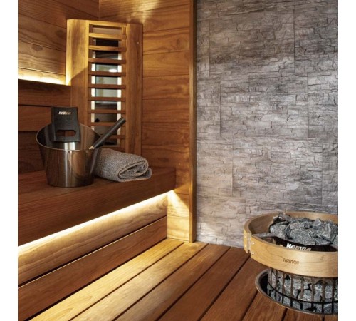 Электрическая печь Harvia Cilindro PC70XE Black Steel, пульт в комплекте