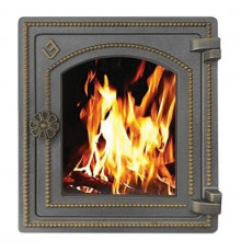 Печная дверца Везувий ДТ-4С (бронза)