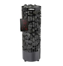 Электрическая печь Harvia Cilindro PC90XE Black Steel, пульт в комплекте
