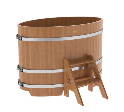 Купель овальная, дуб 0.80x1.42