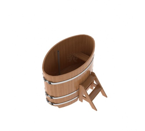 Купель овальная, дуб 0.80x1.42