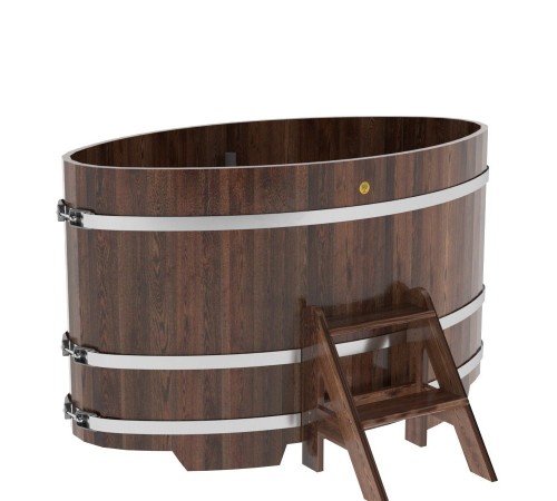 Купель овальная, лиственница 0.92x1.66