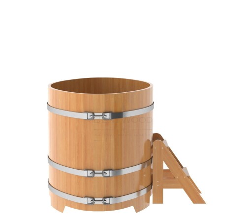 Купель овальная, лиственница 0.92x1.66