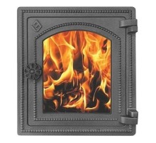 Печная дверца Везувий ДТ-4С (антрацит)