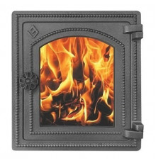 Печная дверца Везувий ДТ-4С (антрацит)