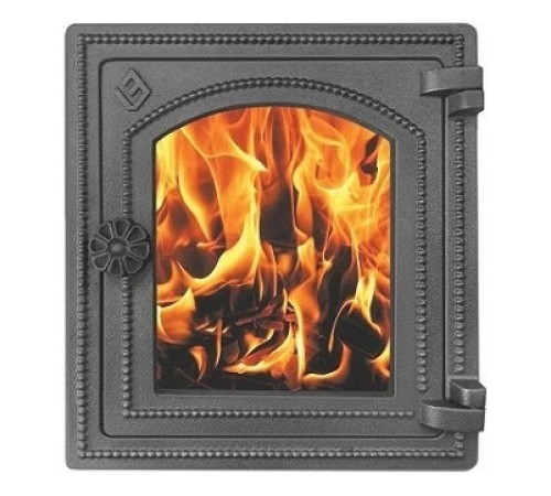 Печная дверца Везувий ДТ-4С (антрацит)