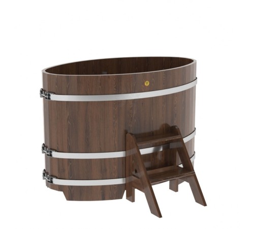 Купель овальная, дуб 0.92x1.66