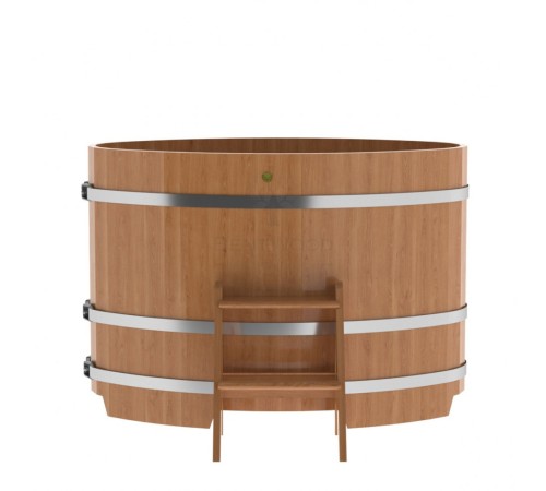 Купель овальная, дуб 0.92x1.66