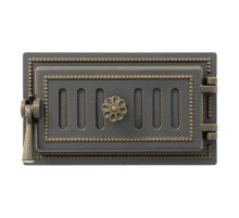 Дверь поддувальная Везувий 236 (бронза)