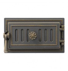 Дверь поддувальная Везувий 236 (бронза)