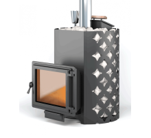 Печь для бани ЭТНА 18 (Панорама), закрытая каменка