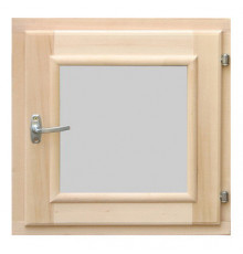 Форточка для бани Липа, стеклопакет 50x50 см