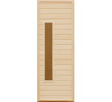 Дверь из липы со стеклом 1 1900х700 мм