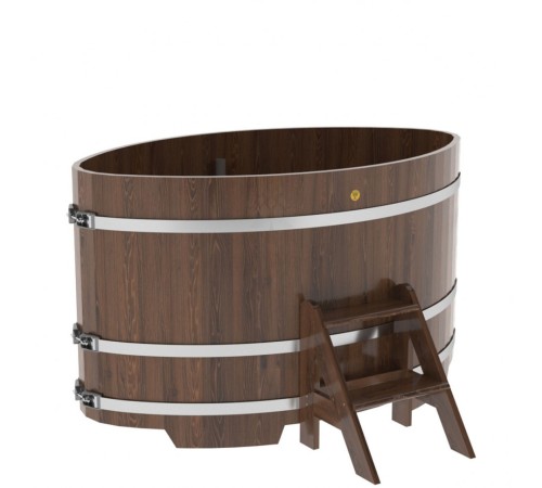 Купель овальная, дуб 1.02x1.68