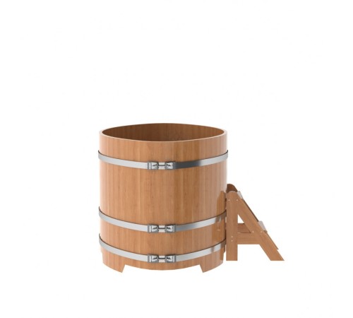 Купель овальная, дуб 1.02x1.68