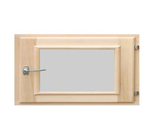Форточка для бани Липа, стеклопакет 50x60 см