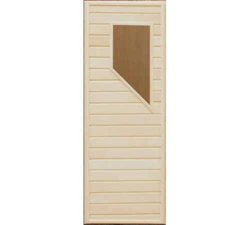 Дверь из липы со стеклом 2 1900х700 мм