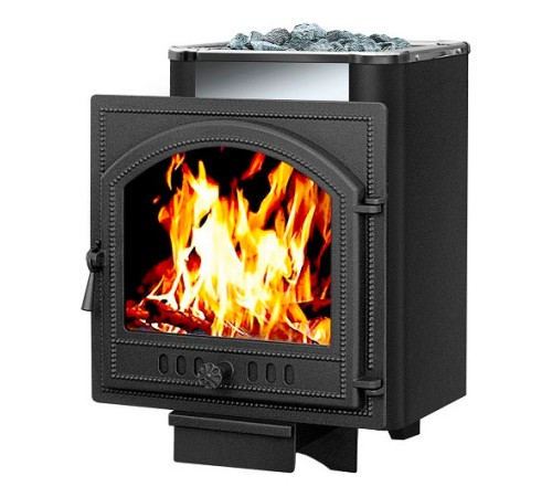 Дровяная печь ВЕЗУВИЙ СЕНСАЦИЯ 16 АНТРАЦИТ (205)