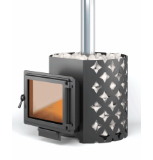 Печь для бани ЭТНА 24 (Панорама)