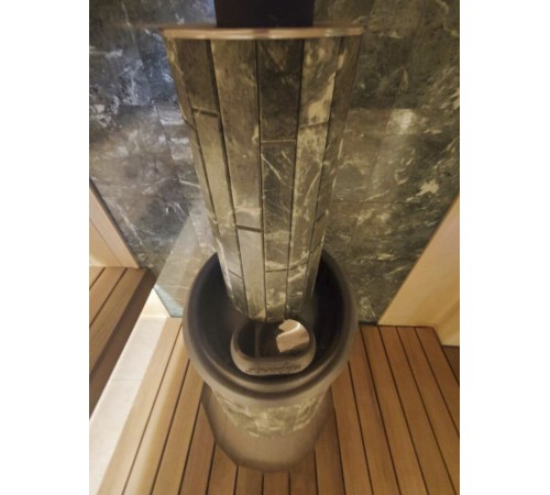 Печь банная Атмосфера L ламели "Змеевик" наборный