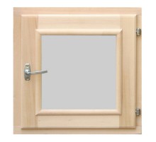 Форточка для бани Липа, стеклопакет 60x60 см