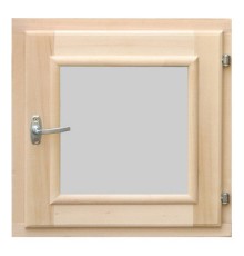Форточка для бани Липа, стеклопакет 60x60 см