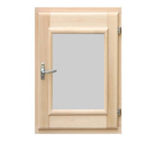 Форточка для бани Липа, стеклопакет 40x30 см