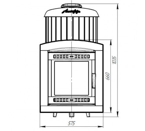 Печь банная Атмосфера XL ламели "Окаменевшее дерево" перенесенный рисунок