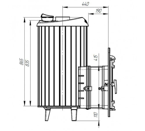 Печь банная Атмосфера XL ламели "Окаменевшее дерево" перенесенный рисунок