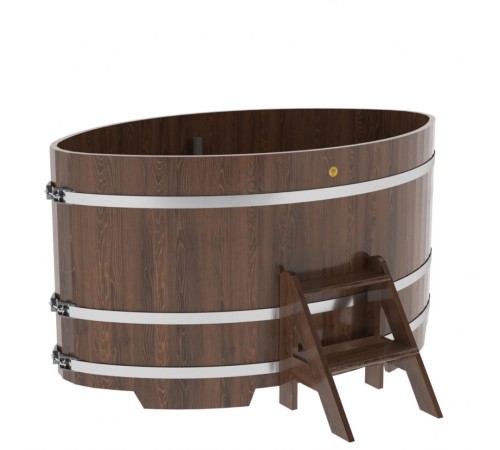 Купель овальная, дуб 1.15x1.83