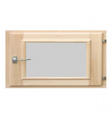 Форточка для бани Липа, стеклопакет 40x60 см