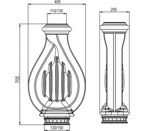 Дымоход конвектор ПроМеталл «Лира» из чугуна
