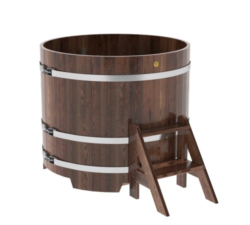 Купель круглая, лиственница, диаметр 1.17