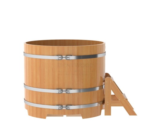 Купель круглая, лиственница, диаметр 1.17