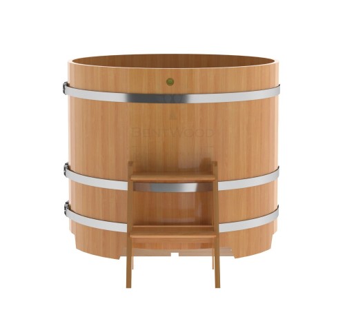 Купель круглая, лиственница, диаметр 1.17