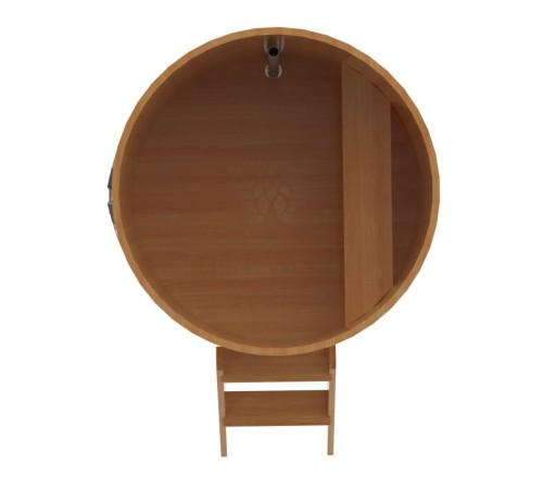 Купель круглая, лиственница, диаметр 1.17