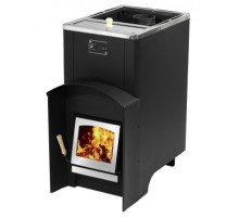 Печь для бани Вулкан Эльбрус 20 с баком Стекло