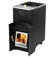 Печь для бани Вулкан Эльбрус 20 с баком Стекло