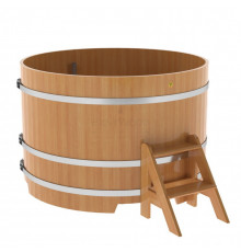 Купель круглая, лиственница, диаметр 1.50