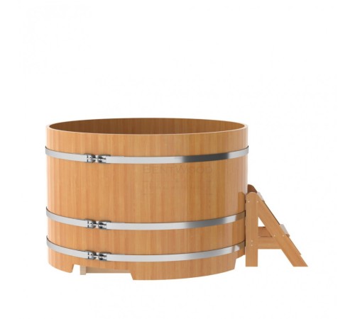 Купель круглая, лиственница, диаметр 1.50