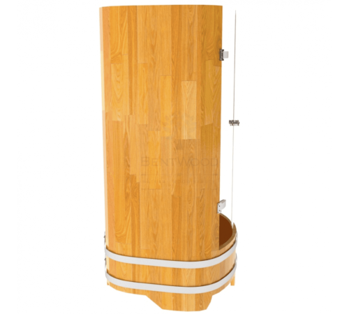 Душевая кабина Bentwood сращенные ламели натуральной лиственницы со стеклянными дверцами