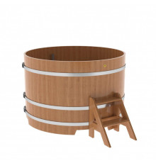 Купель круглая, дуб, диаметр 1.50