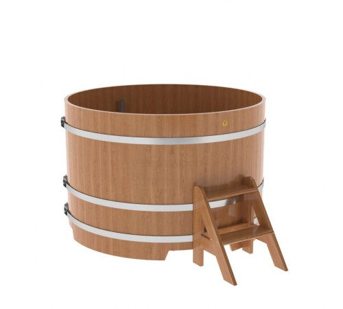 Купель круглая, дуб, диаметр 1.50