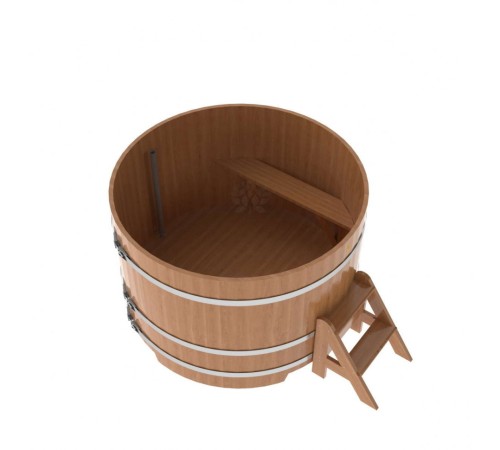 Купель круглая, дуб, диаметр 1.50